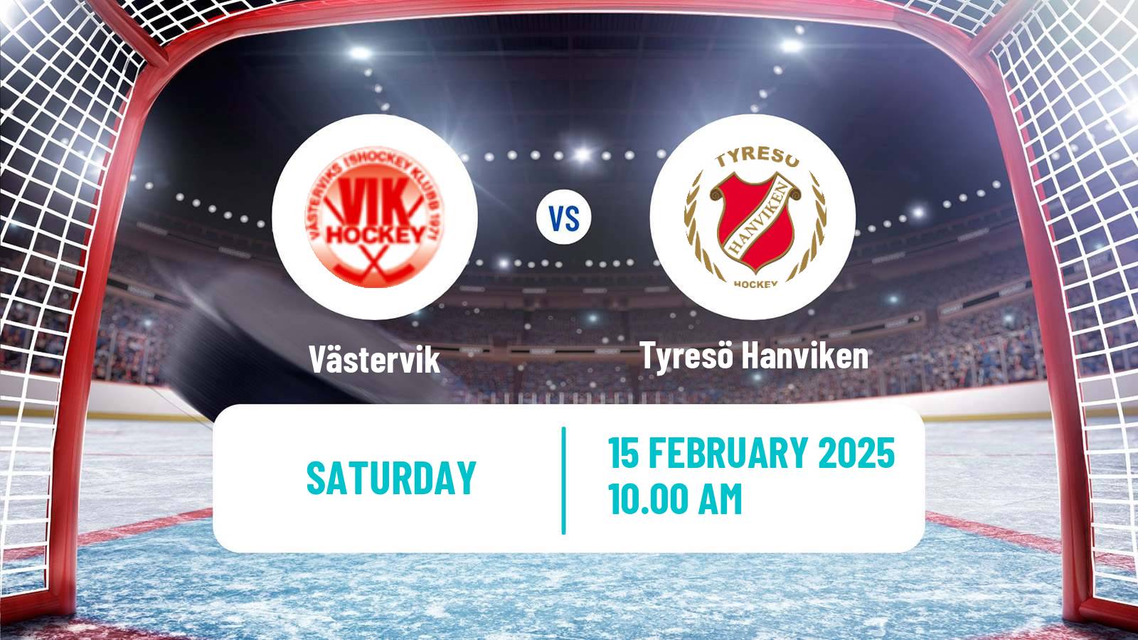 Hockey Swedish Hockey AllEttan Södra Västervik - Tyresö Hanviken