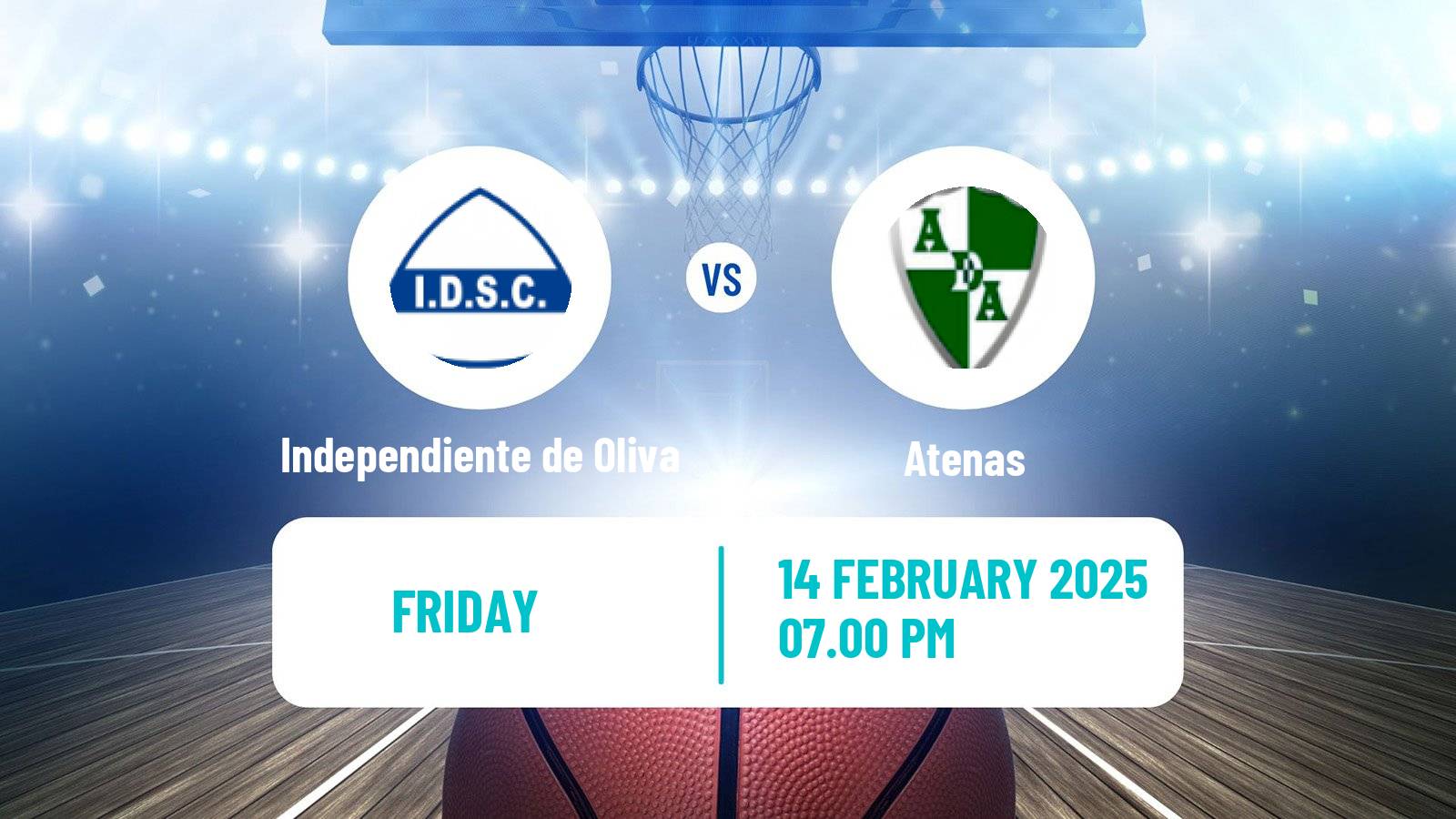 Basketball Argentinian LNB Independiente de Oliva - Atenas