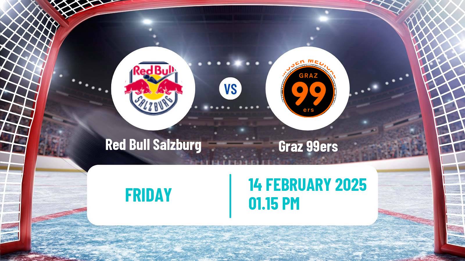 Hockey Austrian Ice Hockey League Red Bull Salzburg - Graz 99ers