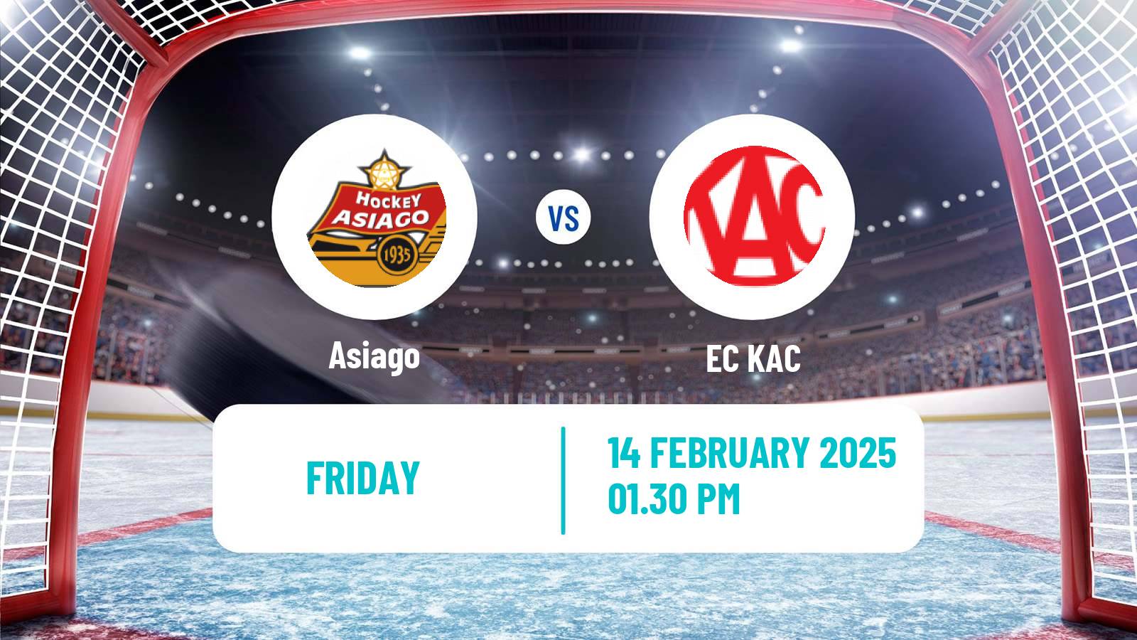 Hockey Austrian Ice Hockey League Asiago - EC KAC