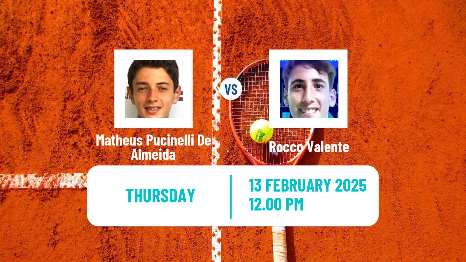 Tennis ITF M25 Punta Del Este Men Matheus Pucinelli De Almeida - Rocco Valente