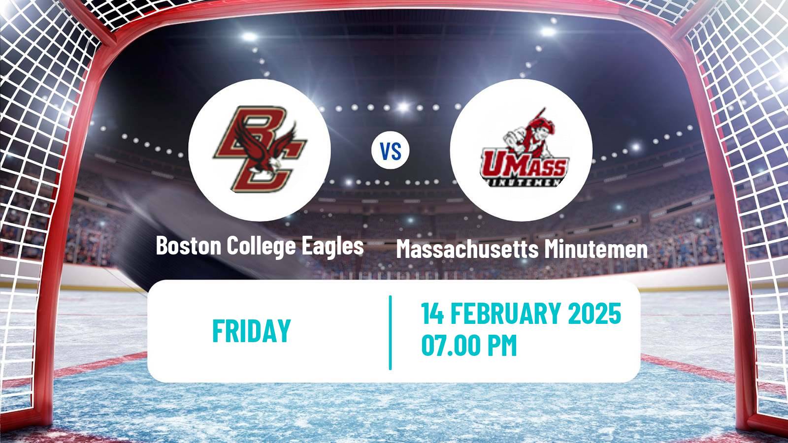 Hockey NCAA Hockey Boston College Eagles - Massachusetts Minutemen