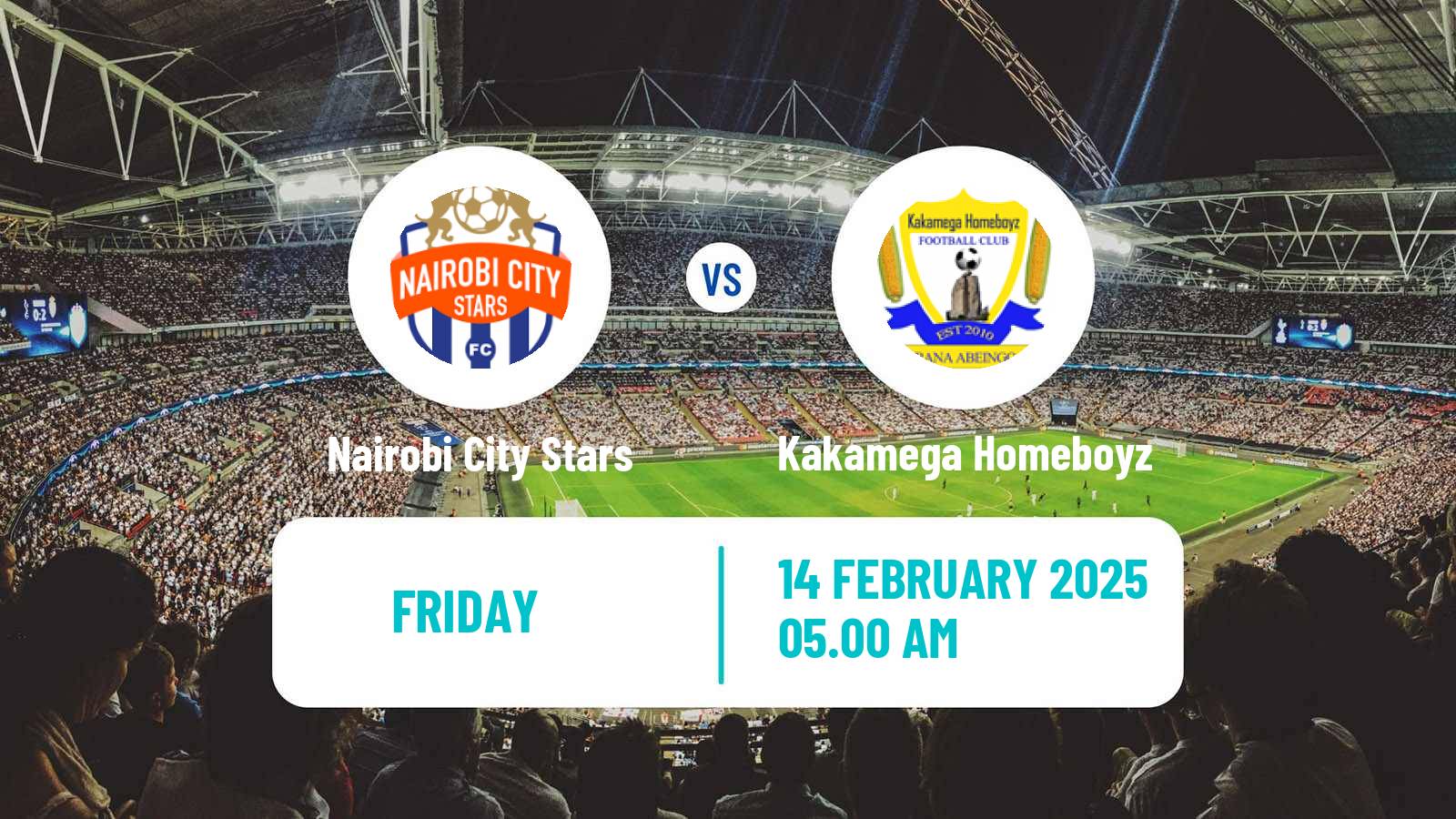 Soccer Kenyan Premier League Nairobi City Stars - Kakamega Homeboyz