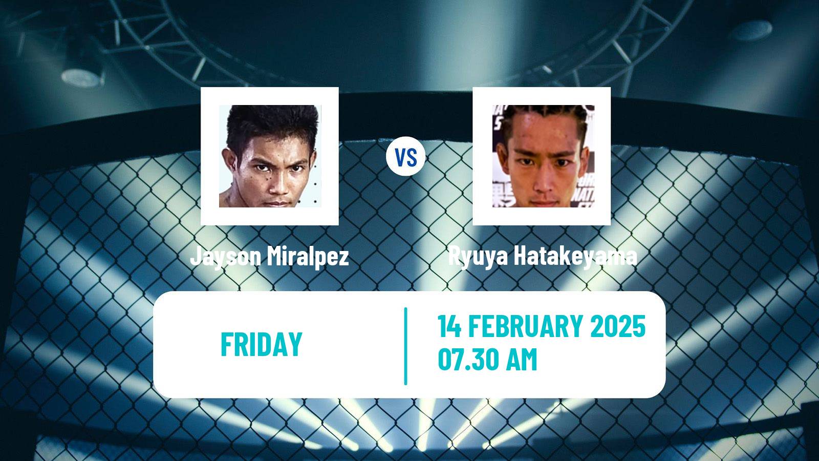 MMA Strawweight One Championship Men Jayson Miralpez - Ryuya Hatakeyama