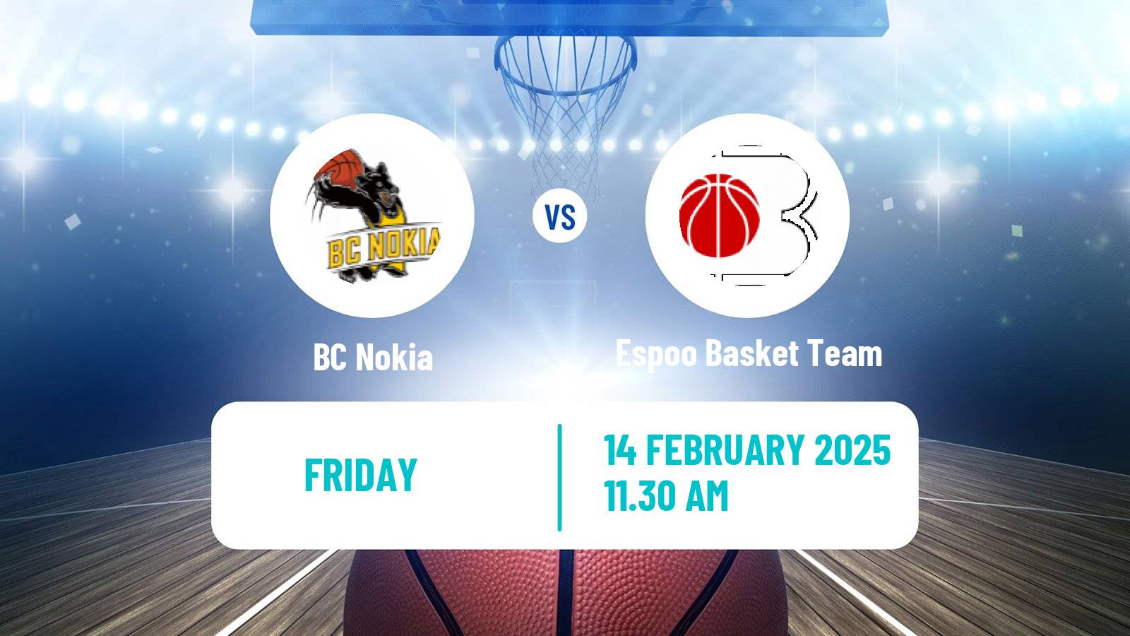 Basketball Finnish Korisliiga Women BC Nokia - Espoo Basket Team