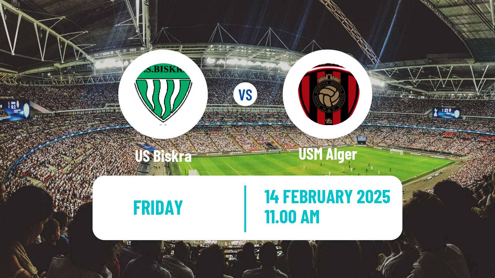 Soccer Algerian Ligue 1 Biskra - USM Alger