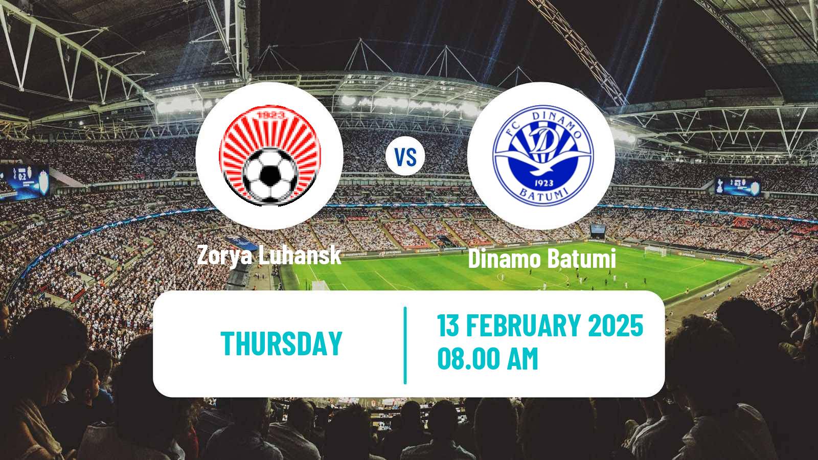 Soccer Club Friendly Zorya Luhansk - Dinamo Batumi