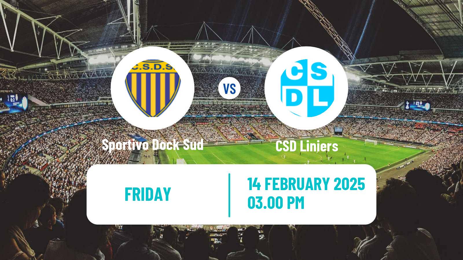 Soccer Argentinian Primera B Sportivo Dock Sud - Liniers