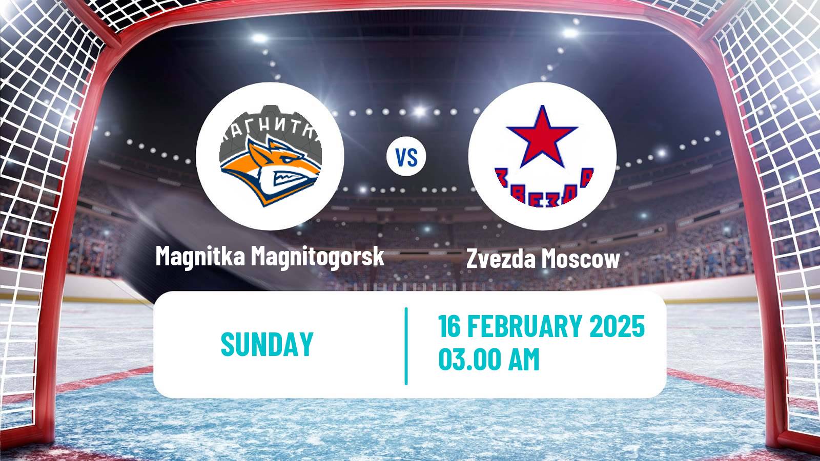 Hockey VHL Magnitka Magnitogorsk - Zvezda Moscow