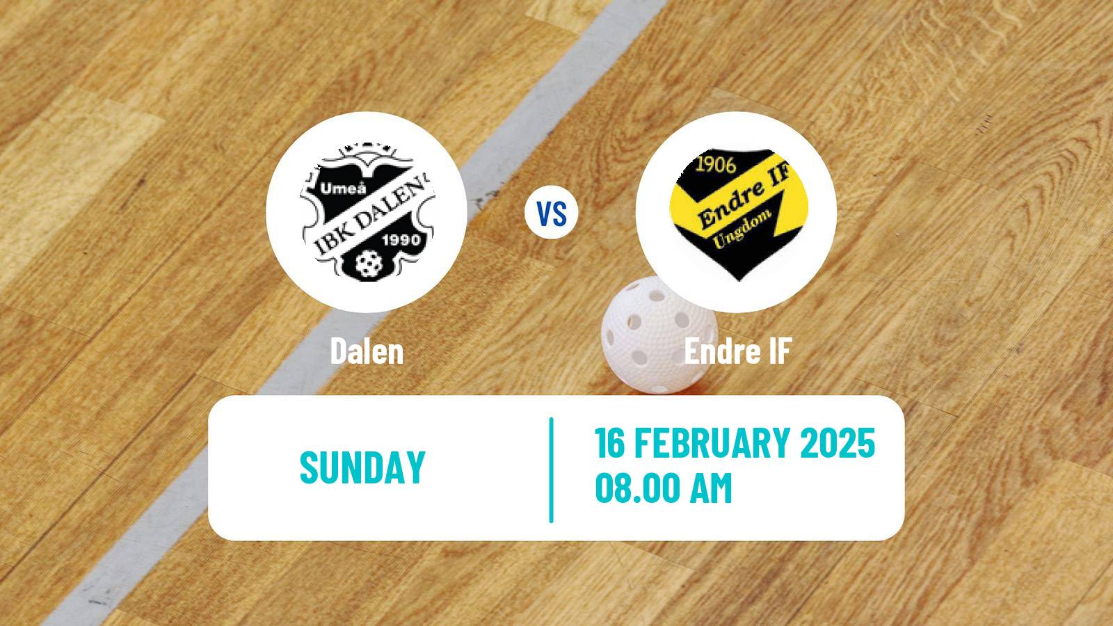 Floorball Swedish Superligan Floorball Women Dalen - Endre IF