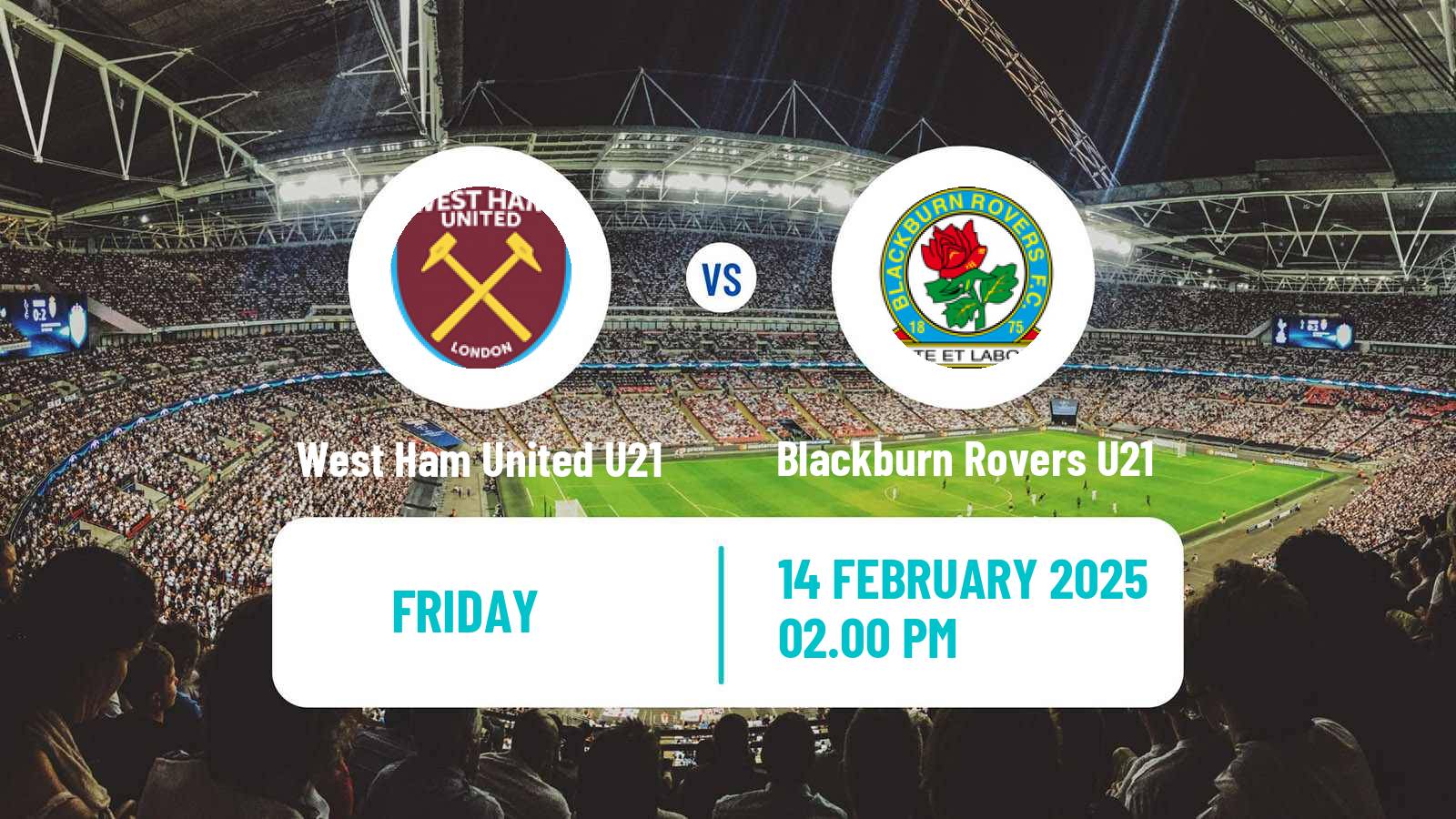 Soccer English Premier League 2 West Ham United U21 - Blackburn Rovers U21