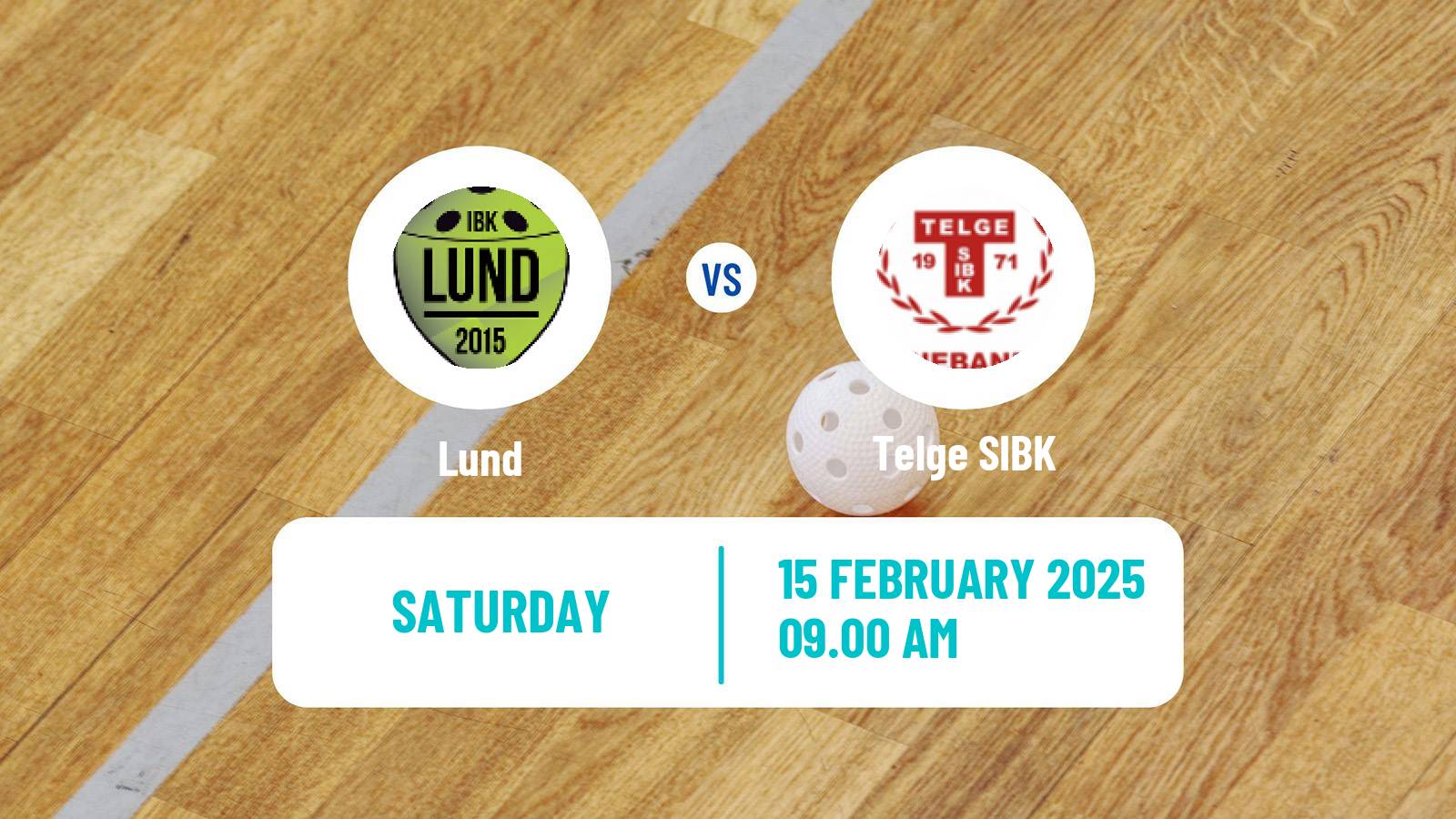 Floorball Swedish Superligan Floorball Women Lund - Telge