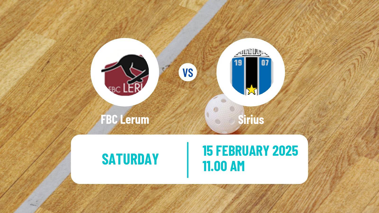 Floorball Swedish Allsvenskan Floorball Lerum - Sirius