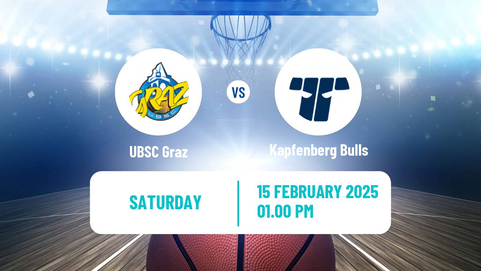 Basketball Austrian Superliga Basketball UBSC Graz - Kapfenberg Bulls