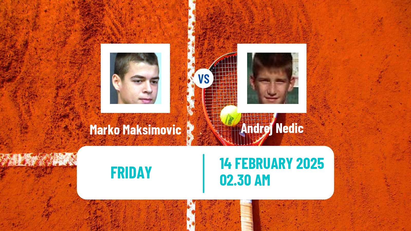 Tennis ITF M15 Antalya 4 Men Marko Maksimovic - Andrej Nedic