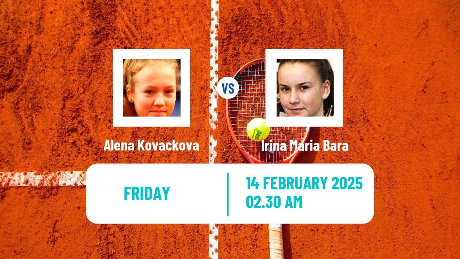 Tennis ITF W35 Antalya 2 Women Alena Kovackova - Irina Maria Bara