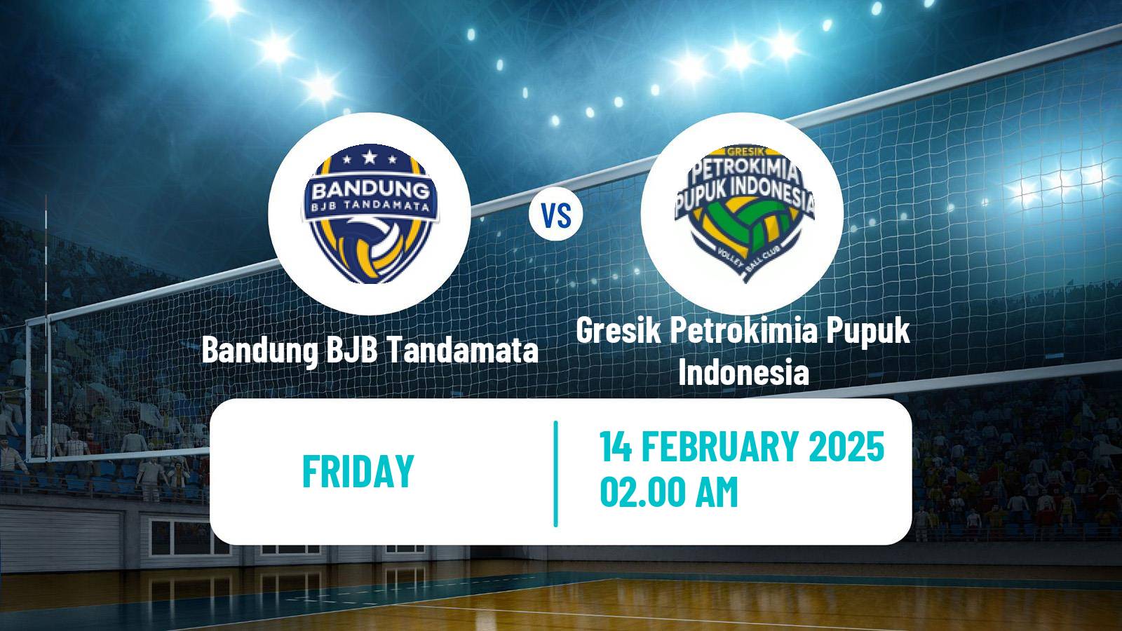 Volleyball Indonesian Proliga Volleyball Women Bandung BJB Tandamata - Gresik Petrokimia Pupuk Indonesia