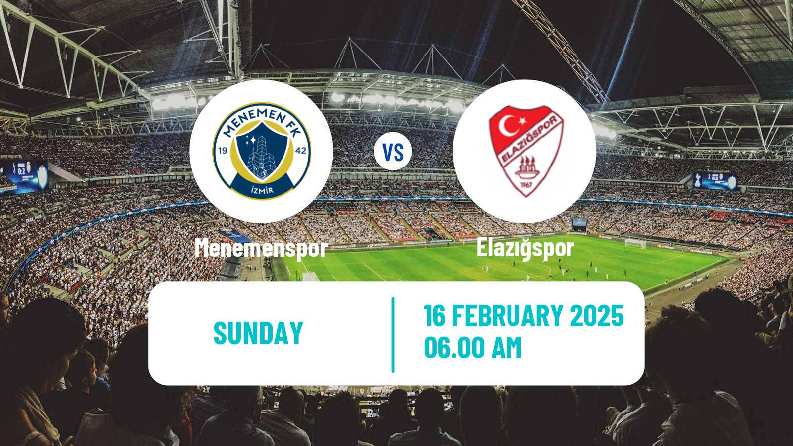 Soccer Turkish Second League Red Group Menemenspor - Elazığspor