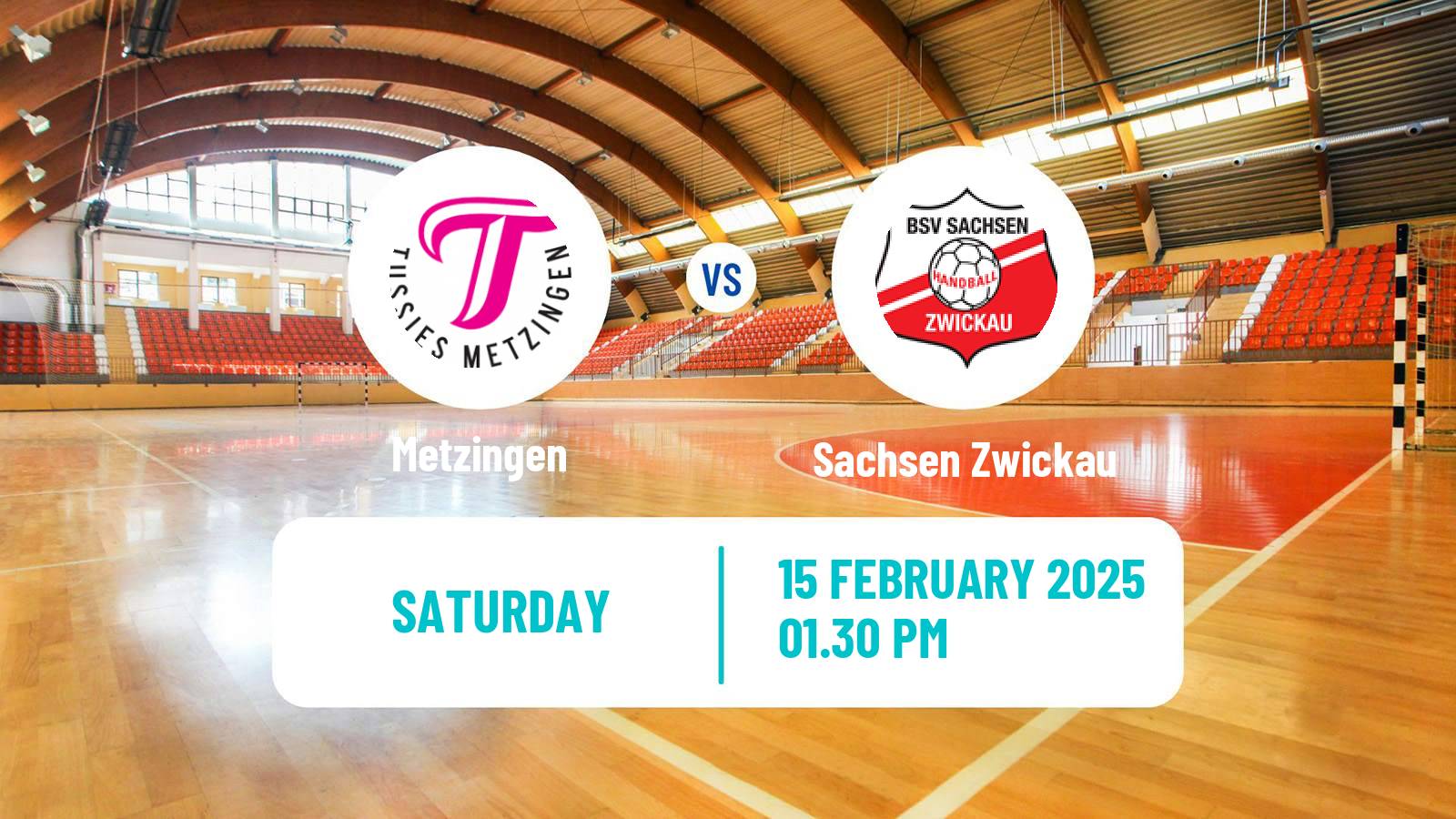 Handball German 1 Bundesliga Handball Women Metzingen - Sachsen Zwickau