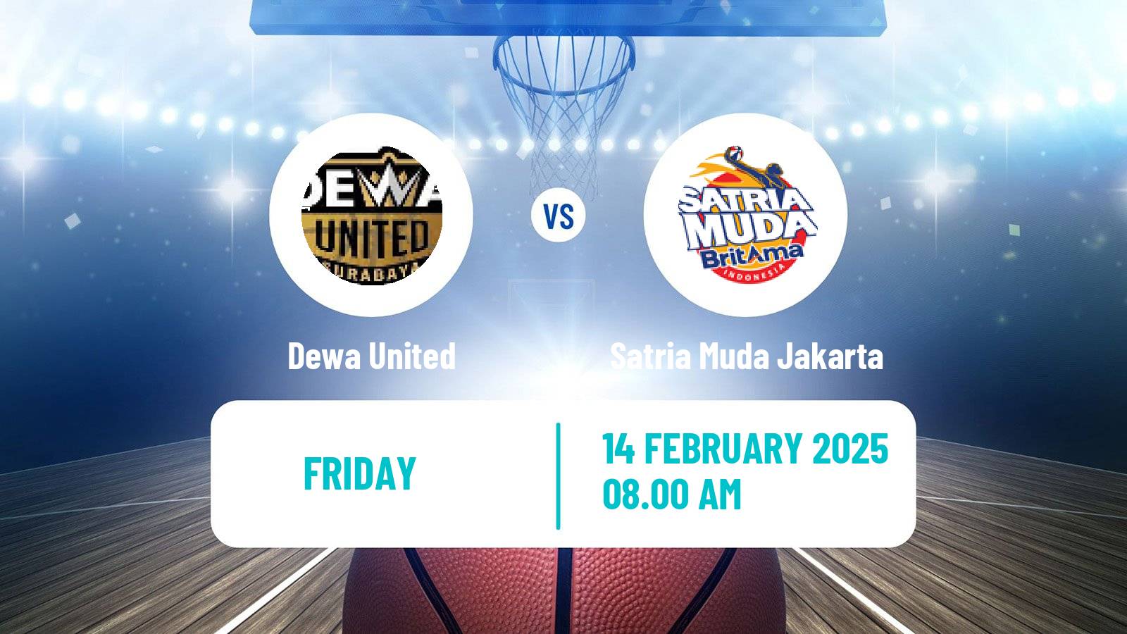 Basketball Indonesian IBL Dewa United - Satria Muda Jakarta