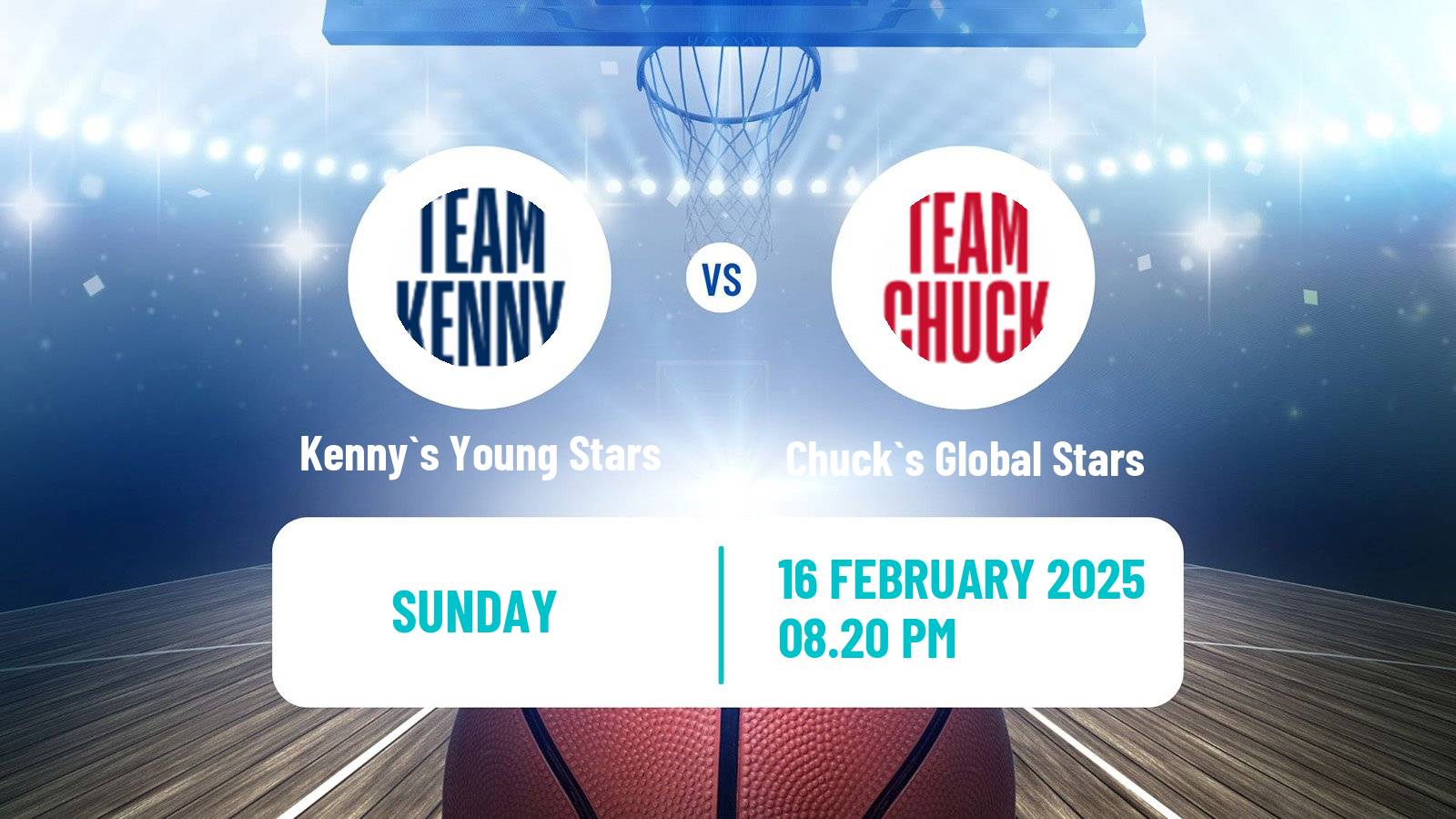 Basketball NBA Chuck`s Global Stars - Kenny`s Young Stars