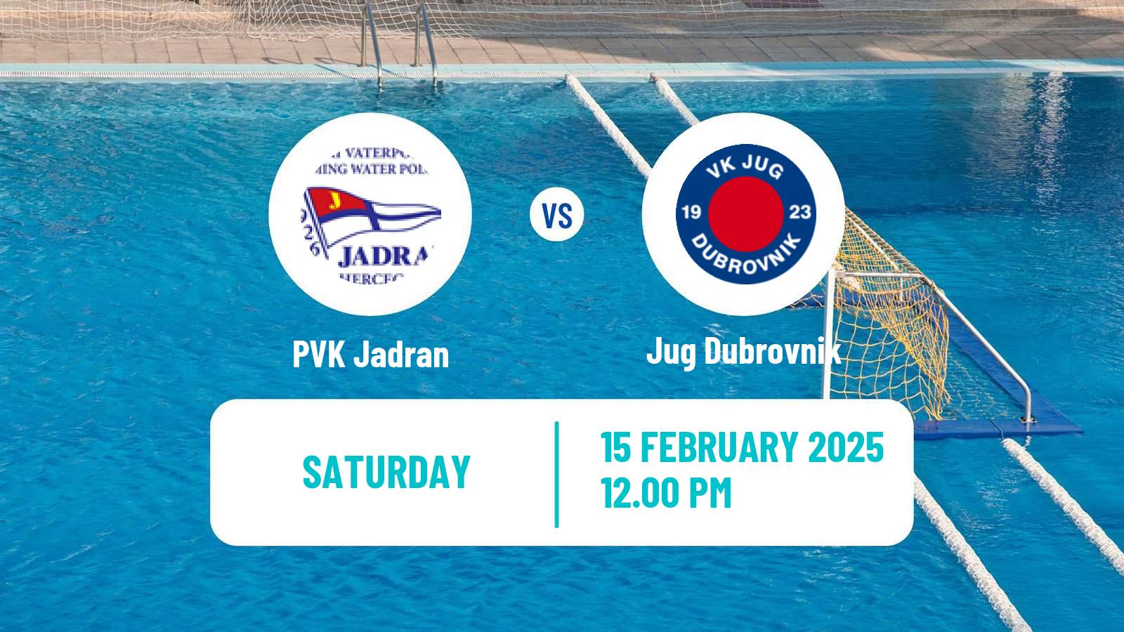 Water polo Serbian Super Liga Water Polo PVK Jadran - Jug Dubrovnik