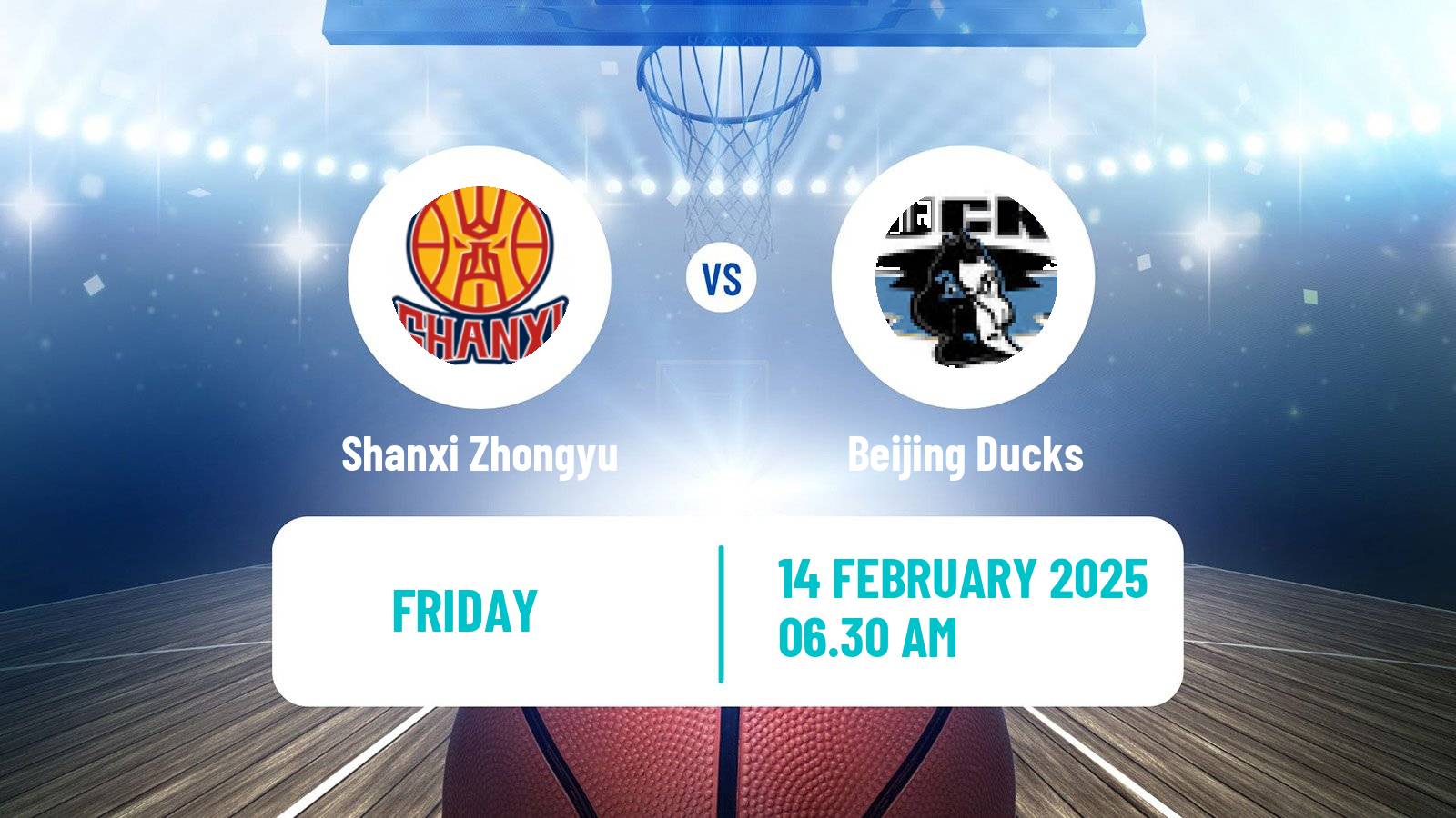 Basketball Chinese CBA Club Cup Shanxi Zhongyu - Beijing Ducks