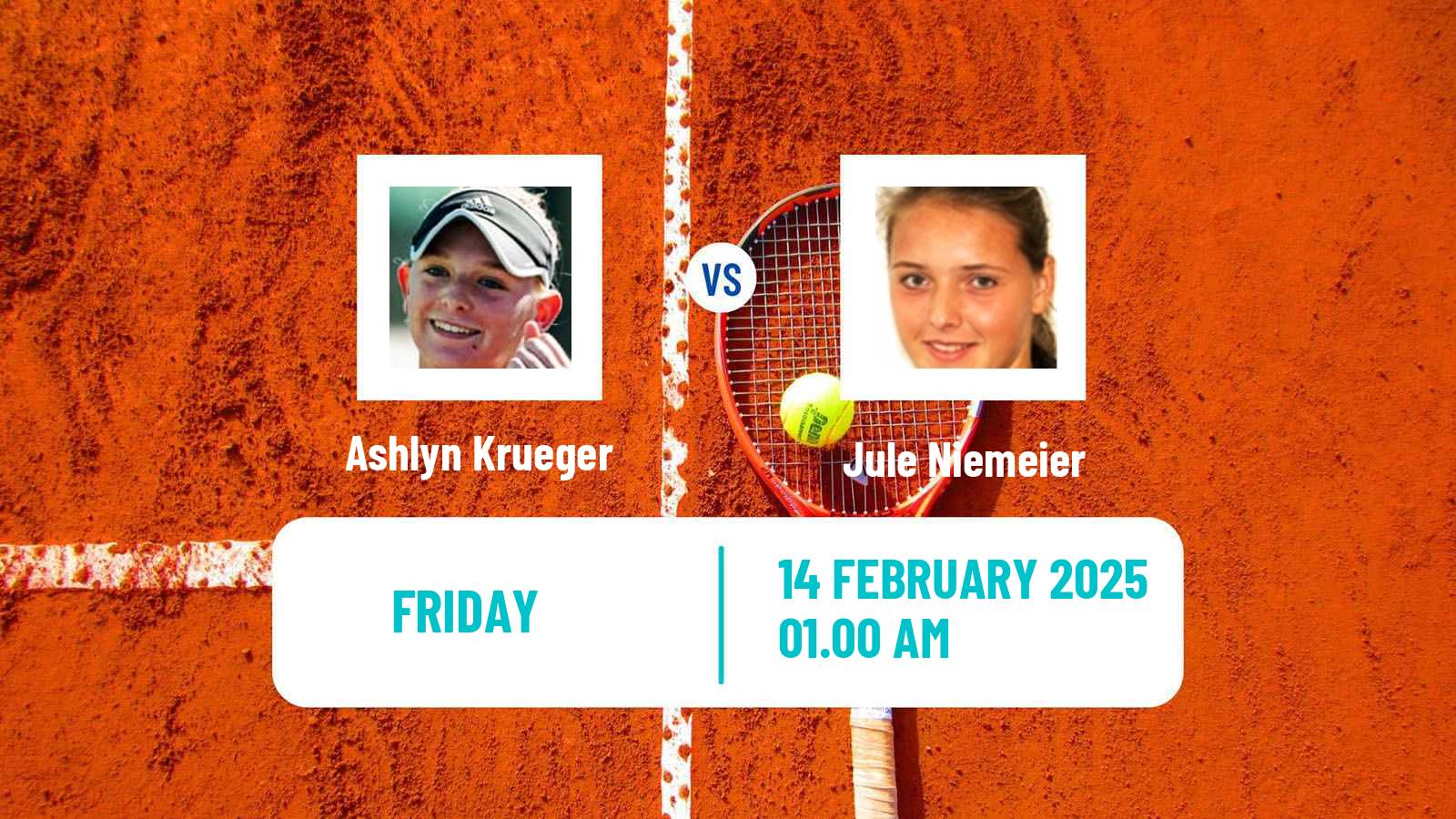 Tennis WTA Dubai Ashlyn Krueger - Jule Niemeier