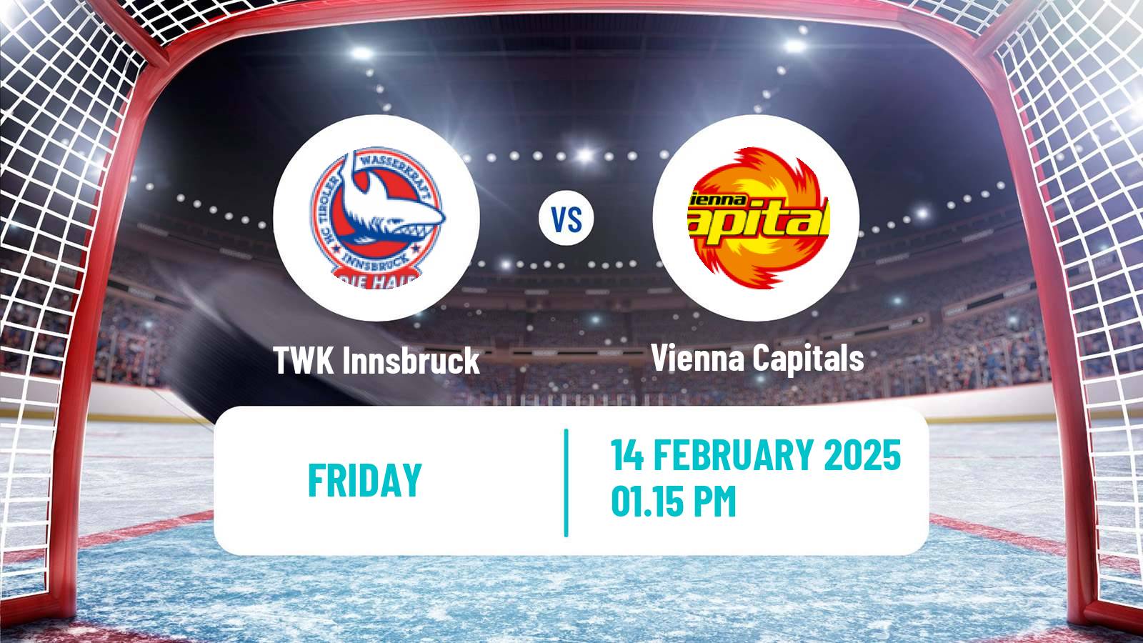 Hockey Austrian Ice Hockey League TWK Innsbruck - Vienna Capitals