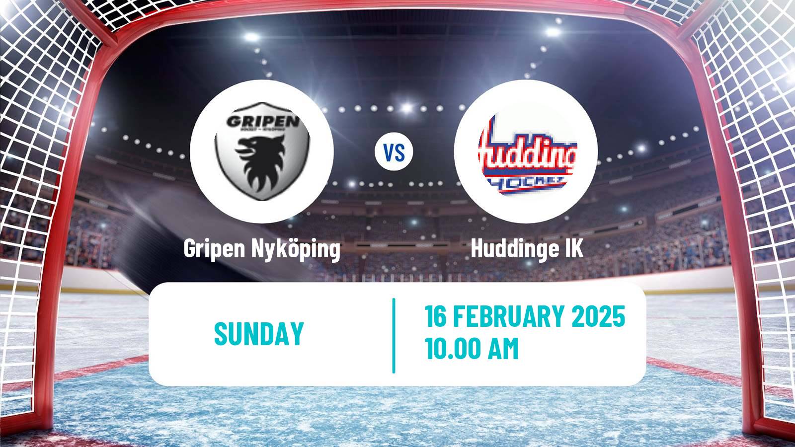 Hockey Swedish HockeyEttan Sodra Var Gripen Nyköping - Huddinge