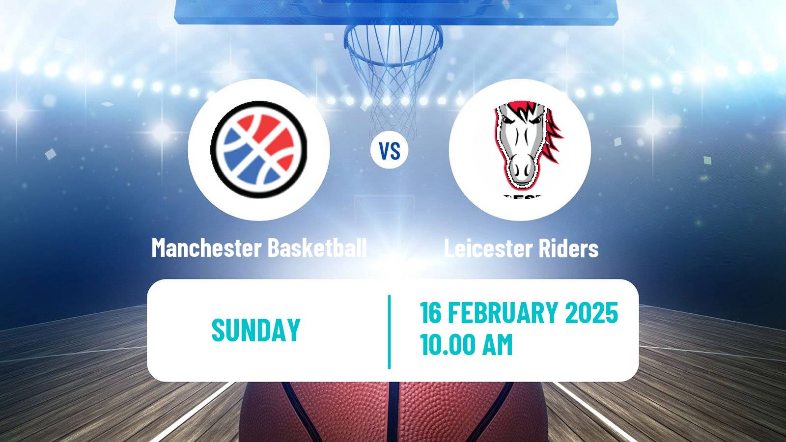 Basketball British Basketball League Manchester Basketball - Leicester Riders