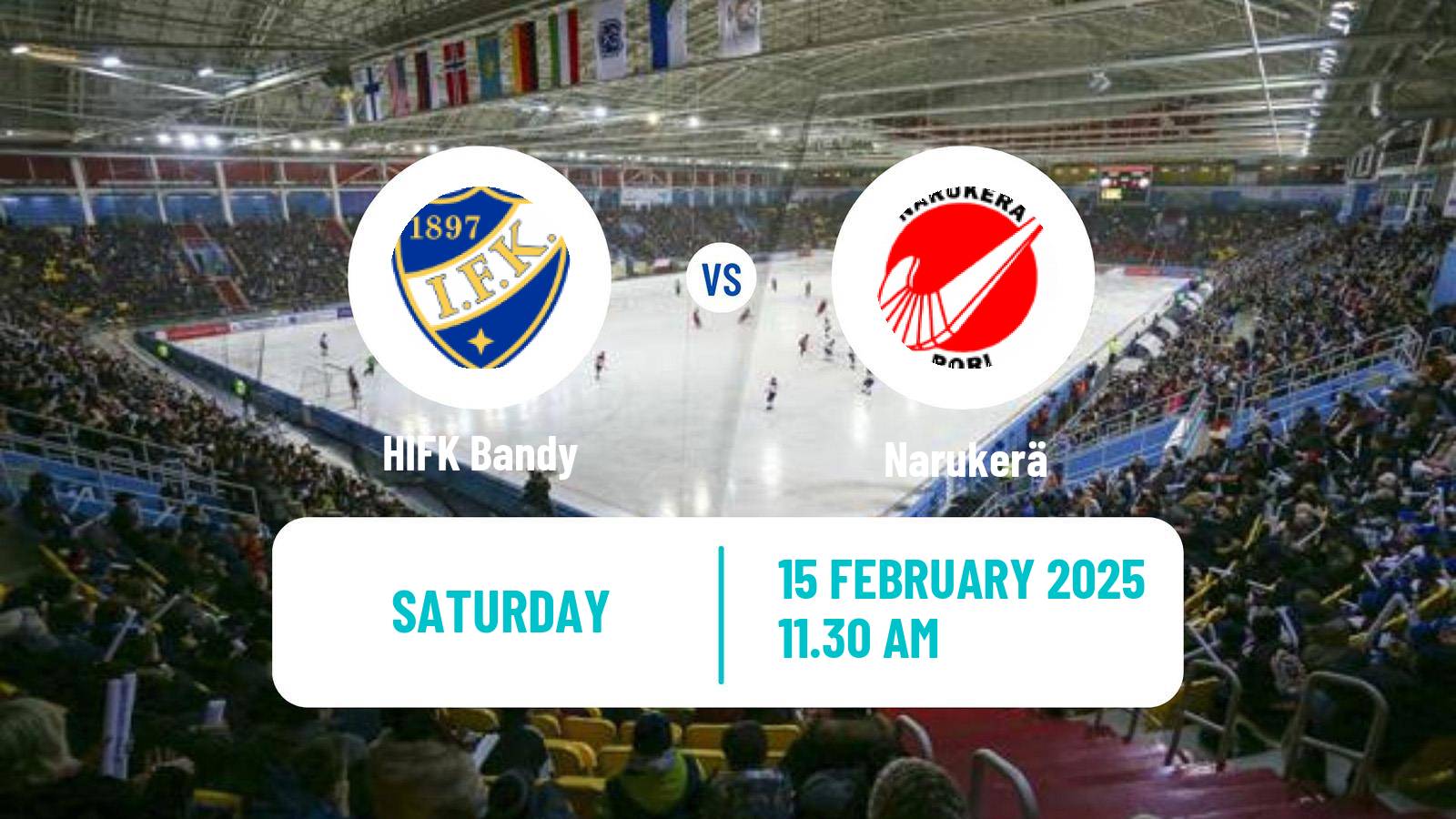 Bandy Finnish Bandyliiga HIFK - Narukerä