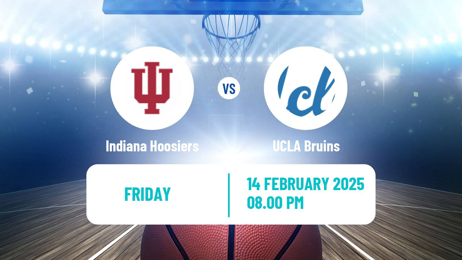 Basketball NCAA College Basketball Indiana Hoosiers - UCLA Bruins