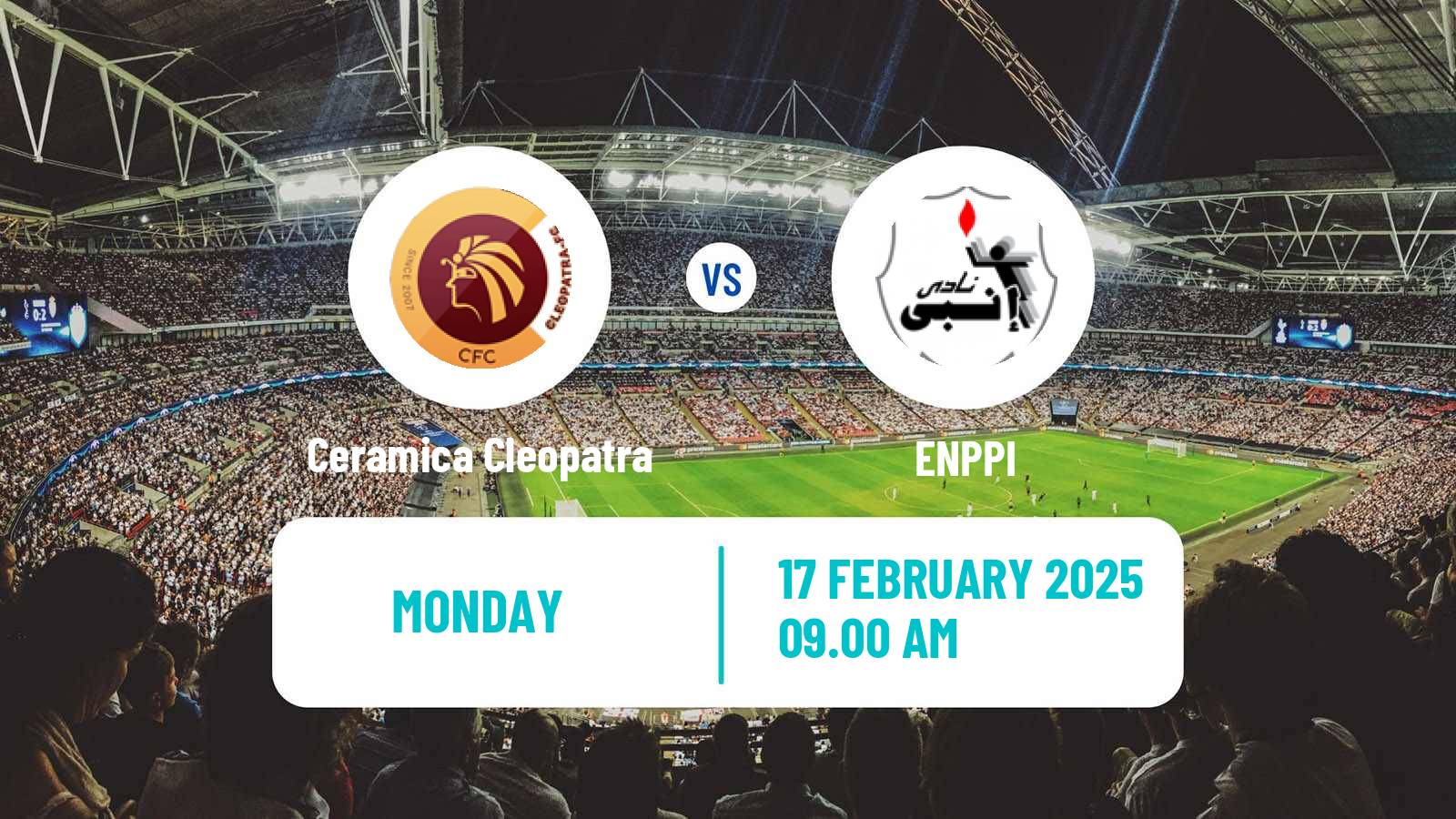 Soccer Egyptian Premier League Ceramica Cleopatra - ENPPI