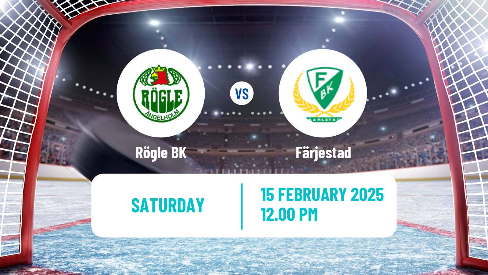 Hockey SHL Rögle - Färjestad