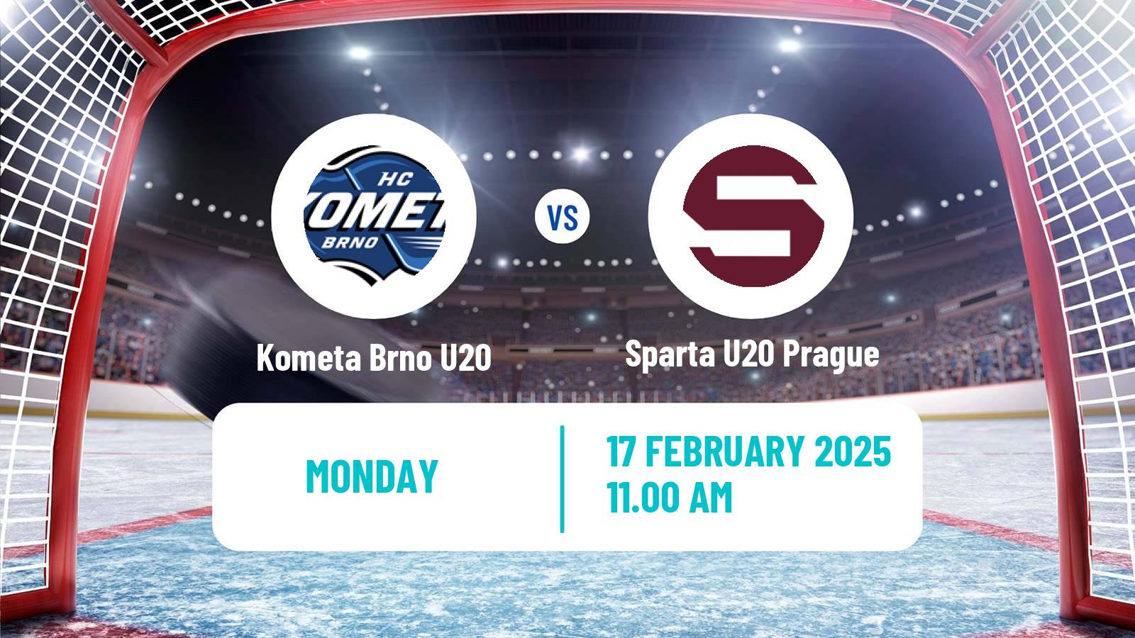 Hockey Czech ELJ Kometa Brno U20 - Sparta U20 Prague