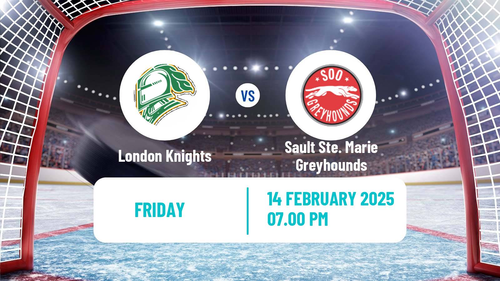 Hockey OHL London Knights - Sault Ste. Marie Greyhounds