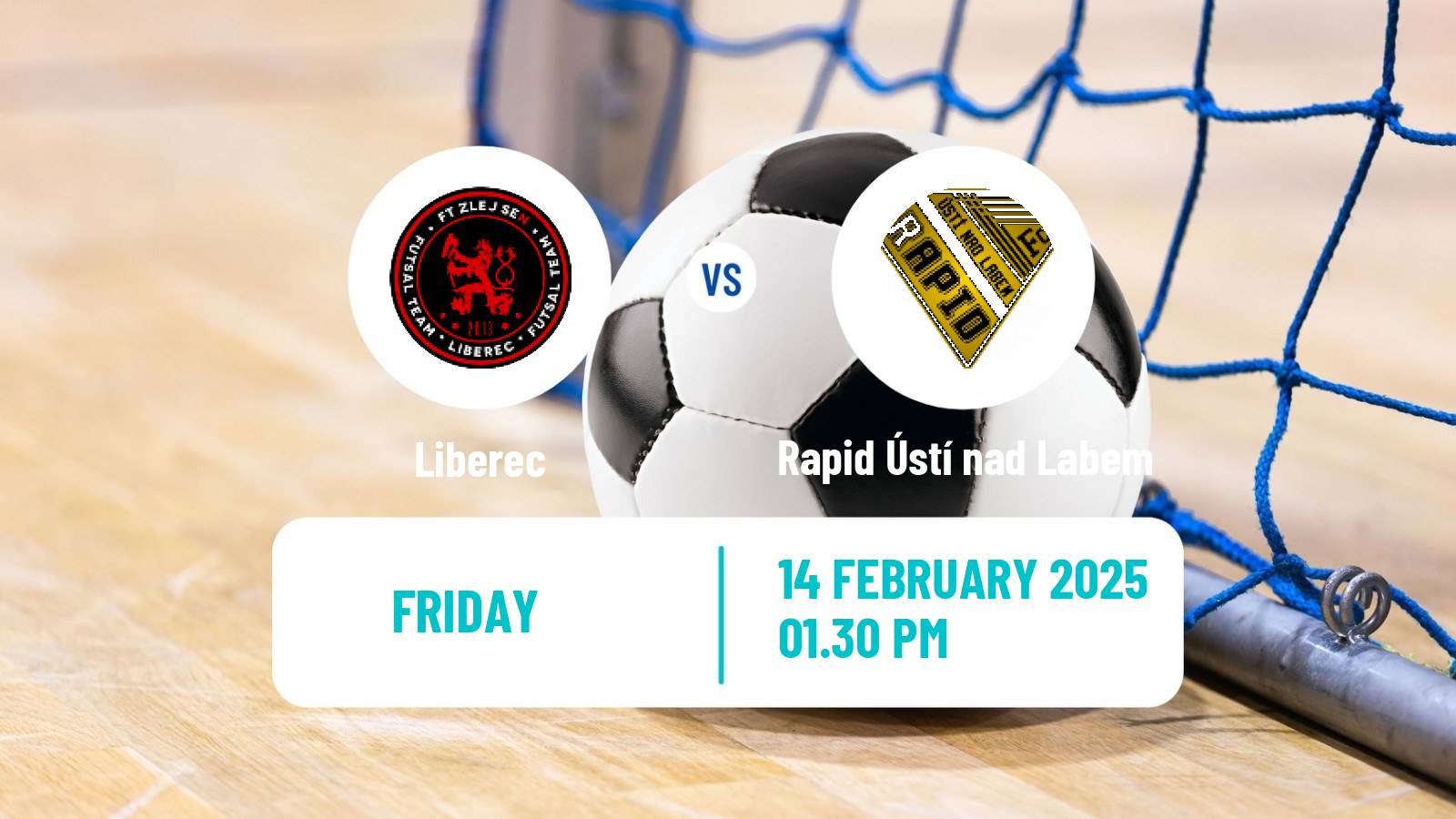 Futsal Czech 1 Futsal Liga Liberec - Rapid Ústí nad Labem