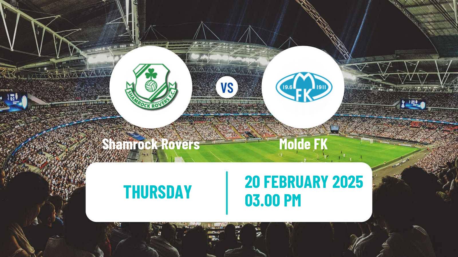 Soccer UEFA Europa Conference League Shamrock Rovers - Molde