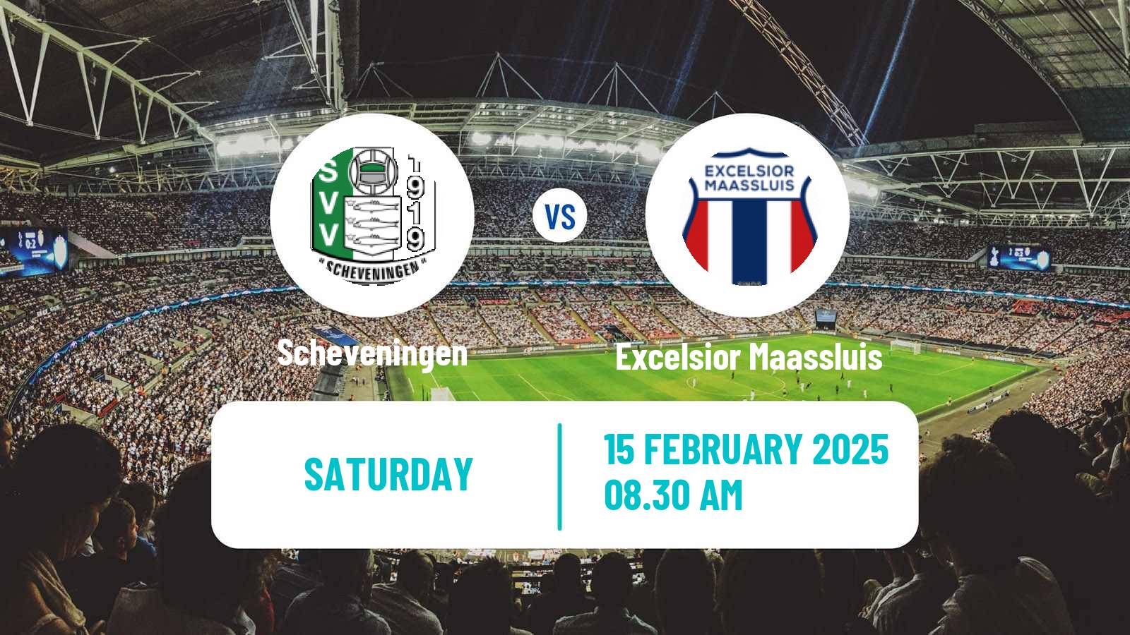 Soccer Dutch Tweede Divisie Scheveningen - Excelsior Maassluis