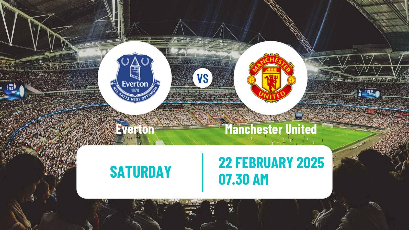 Soccer English Premier League Everton - Manchester United