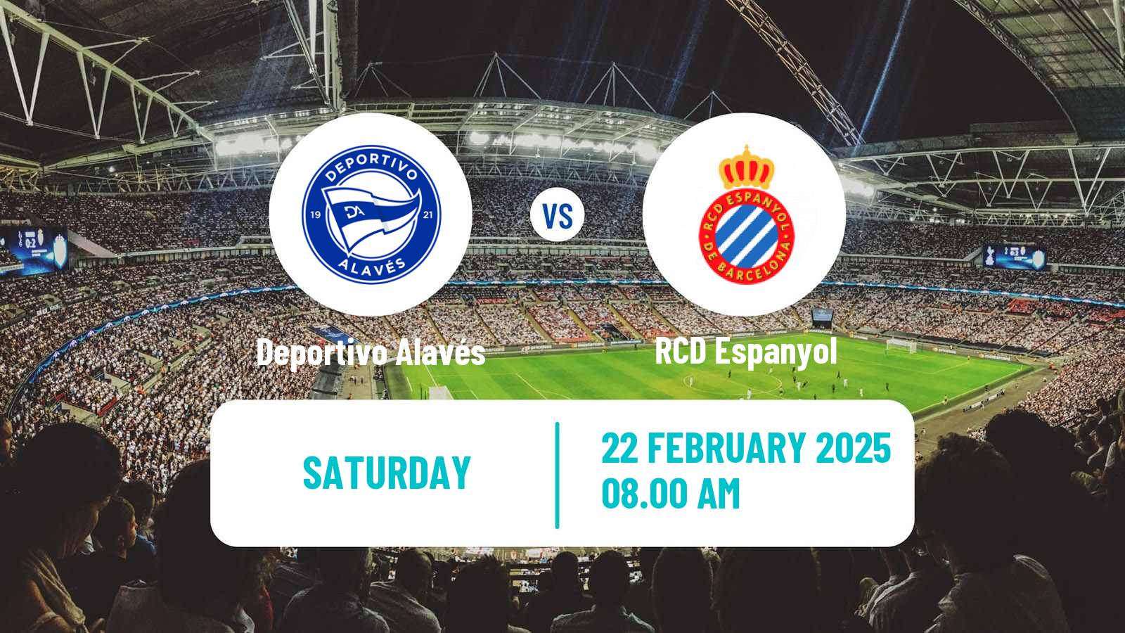 Soccer Spanish LaLiga Deportivo Alavés - Espanyol