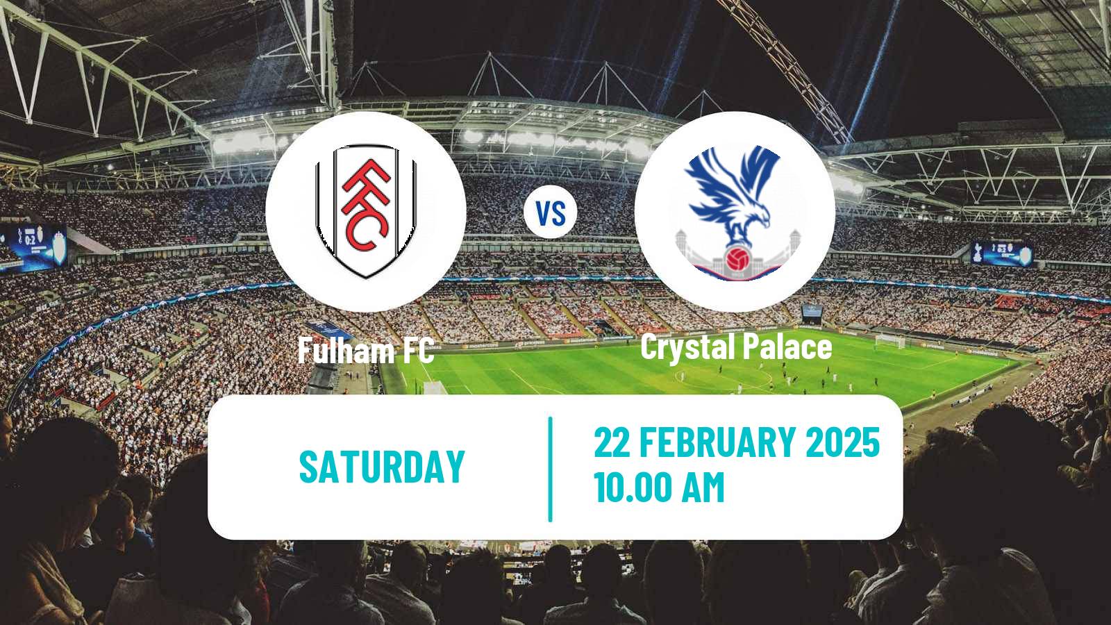 Soccer English Premier League Fulham - Crystal Palace