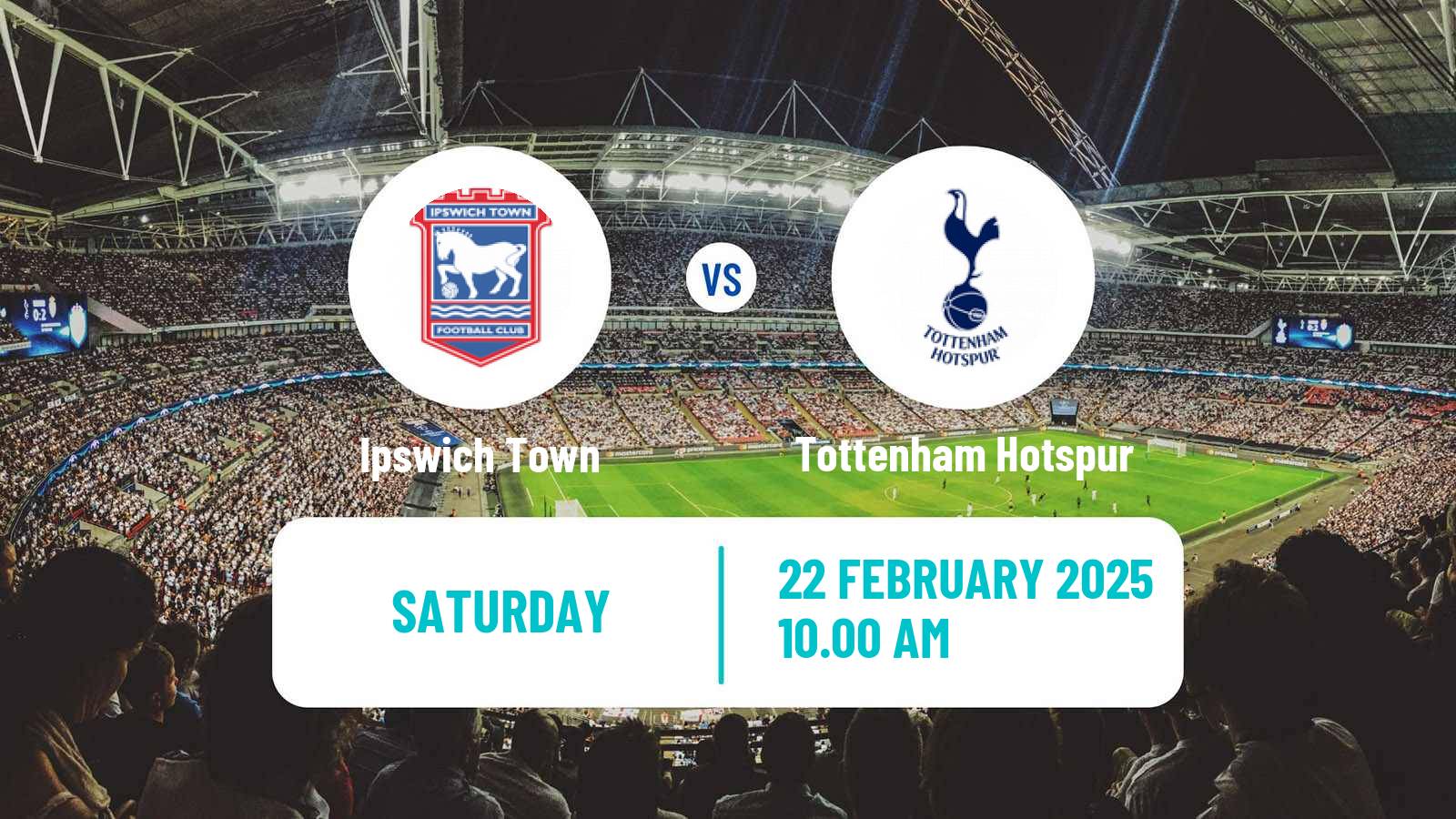 Soccer English Premier League Ipswich Town - Tottenham Hotspur