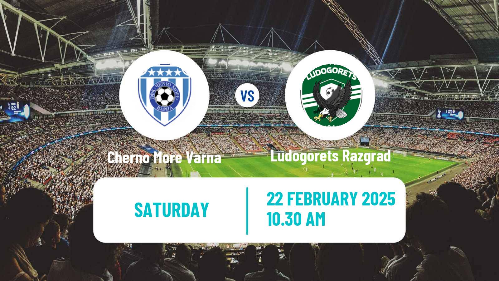 Soccer Bulgarian Parva Liga Cherno More Varna - Ludogorets Razgrad