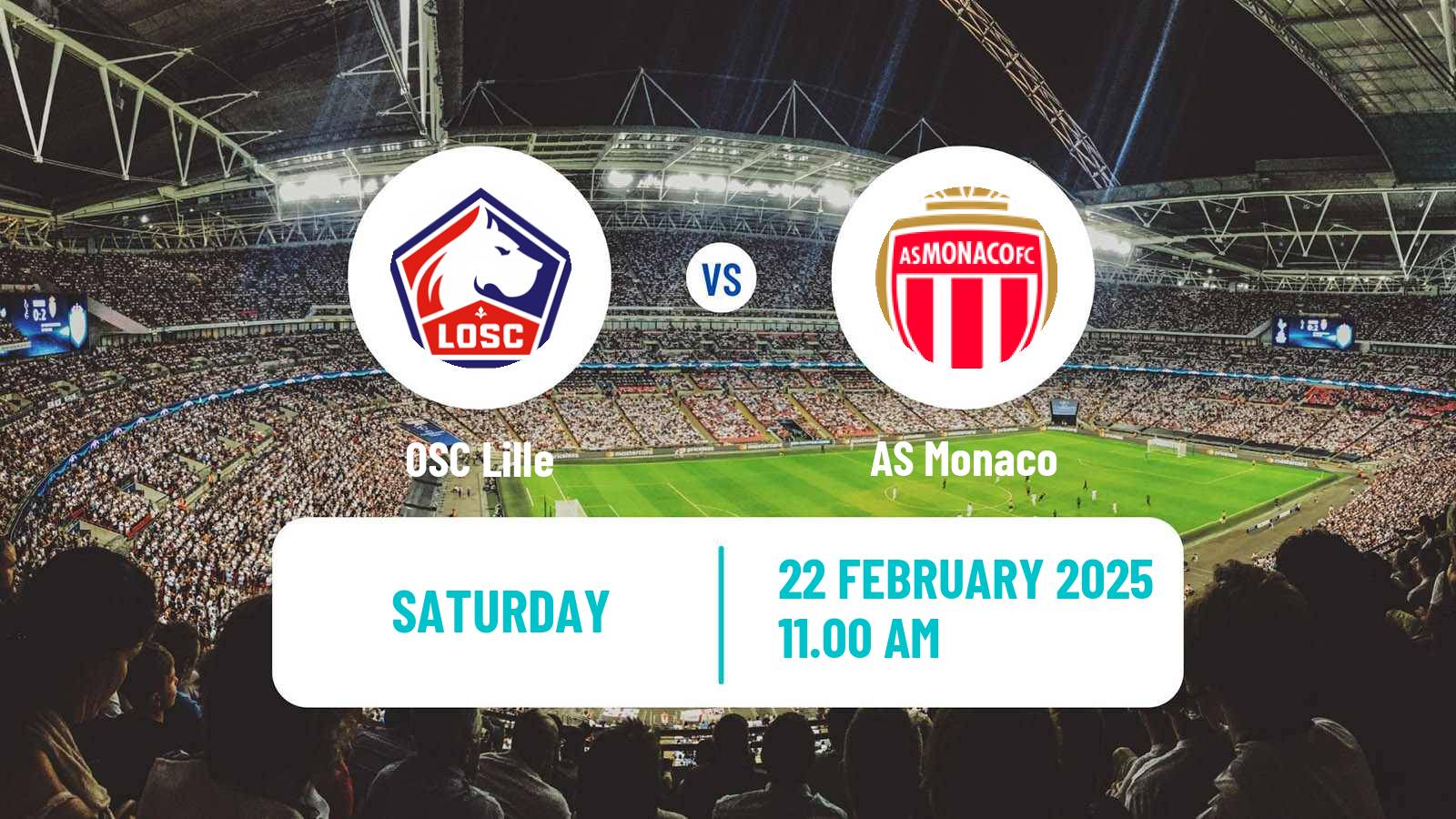 Soccer French Ligue 1 Lille - Monaco