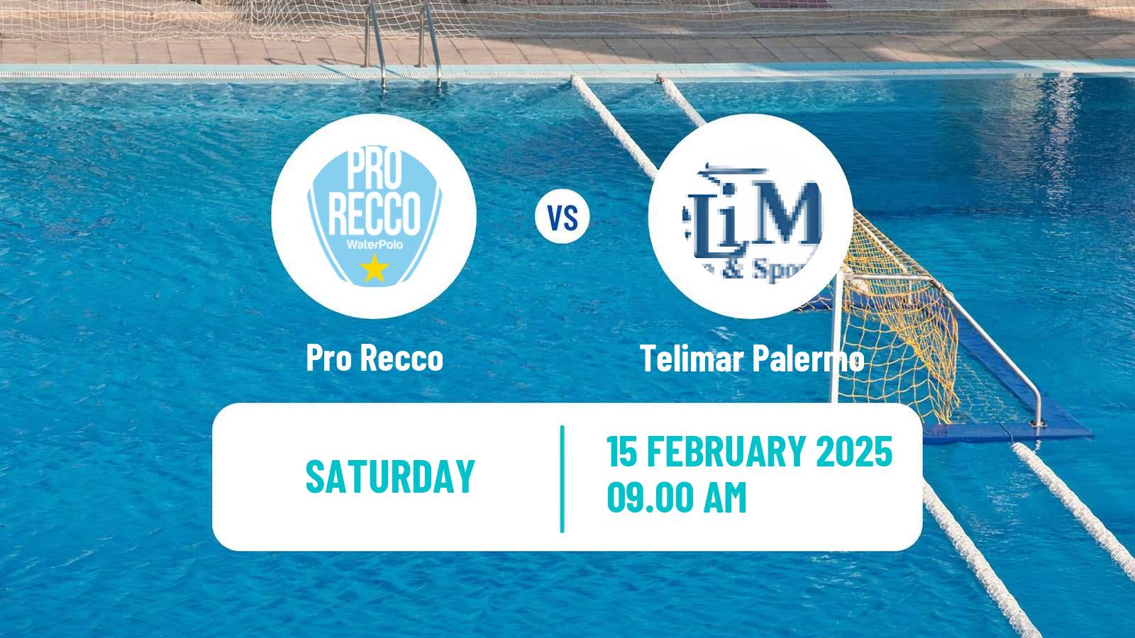 Water polo Italian A1 Water Polo Pro Recco - Telimar Palermo