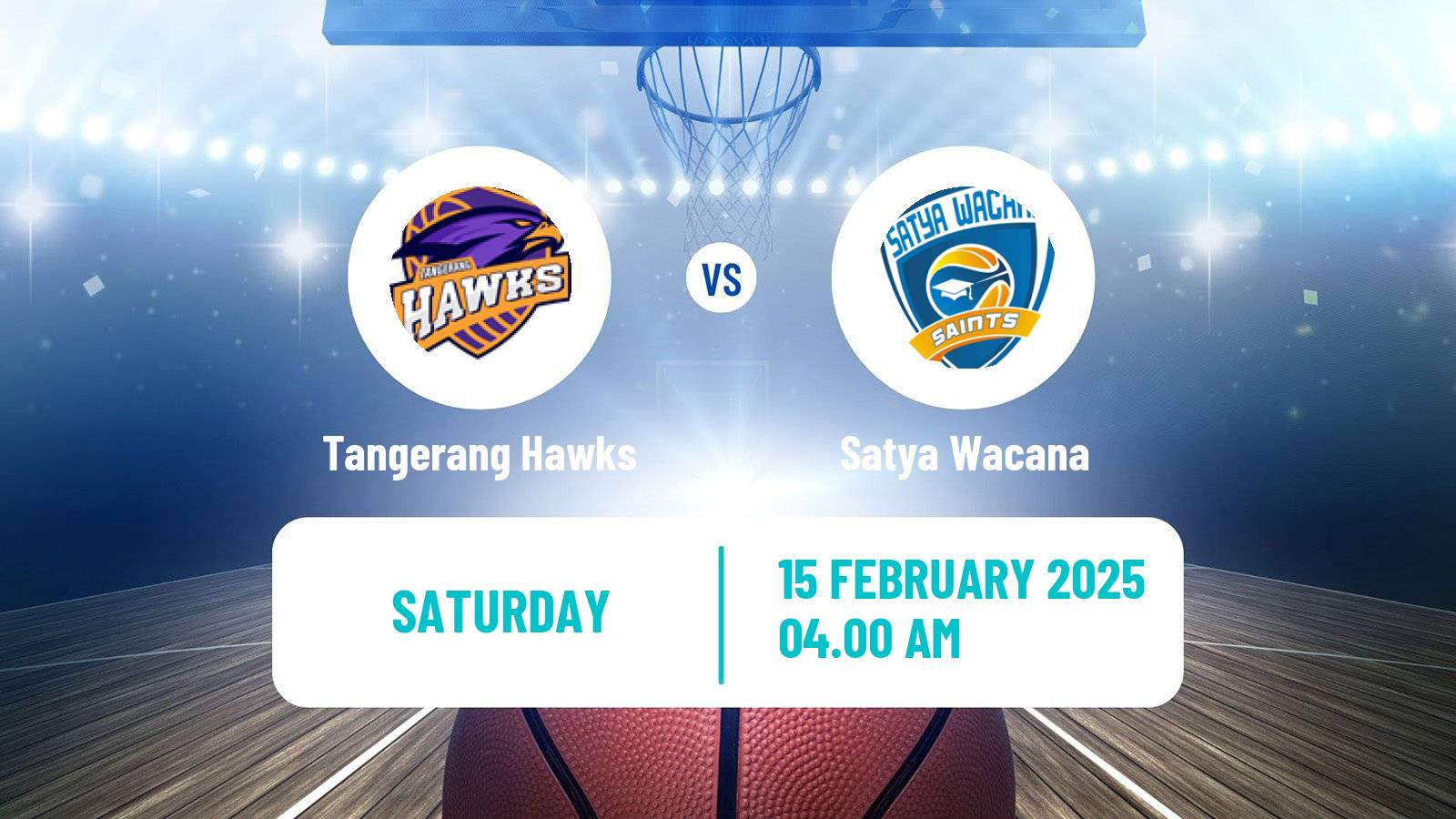 Basketball Indonesian IBL Tangerang Hawks - Satya Wacana