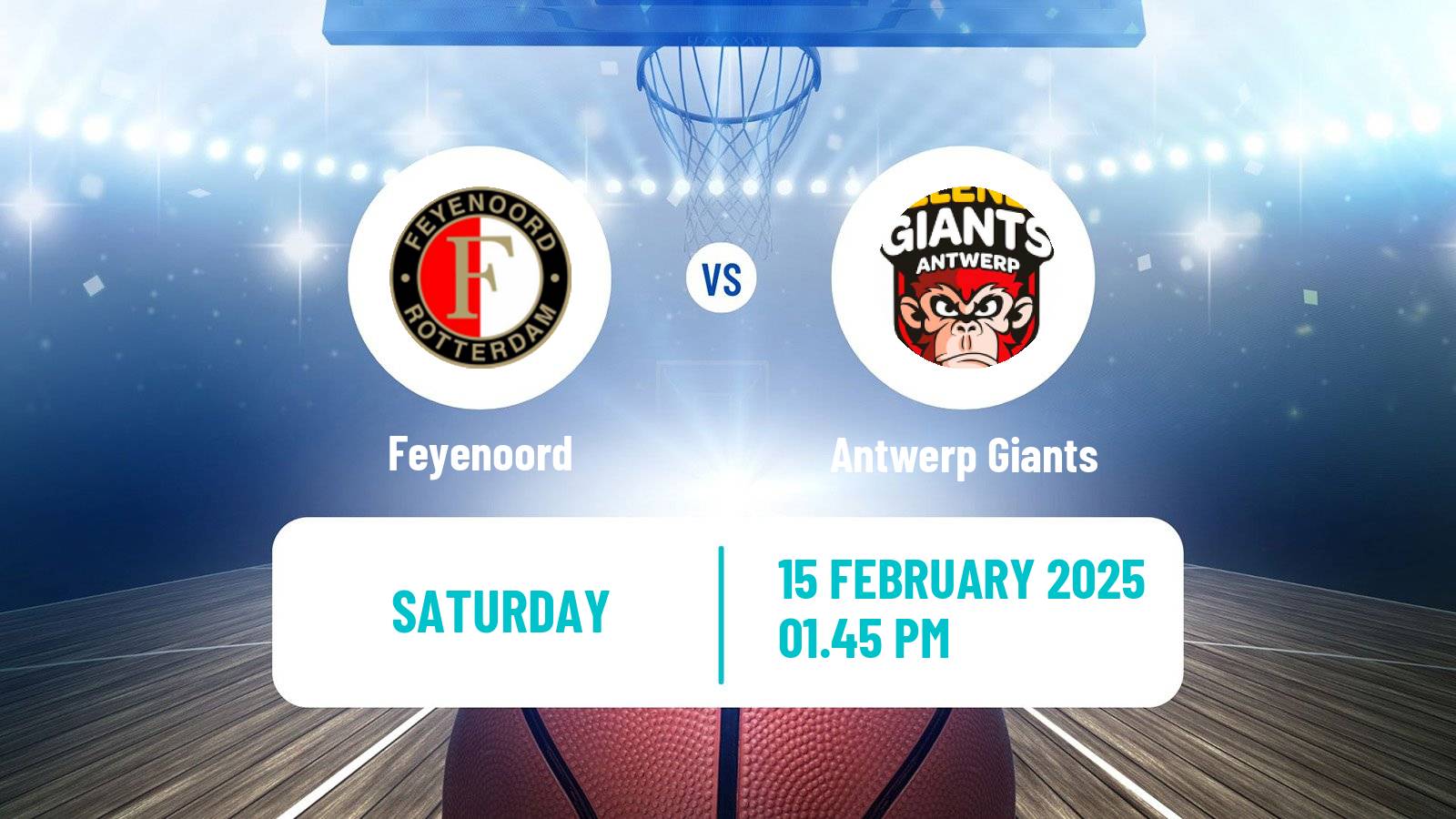 Basketball BNXT League Feyenoord - Antwerp Giants