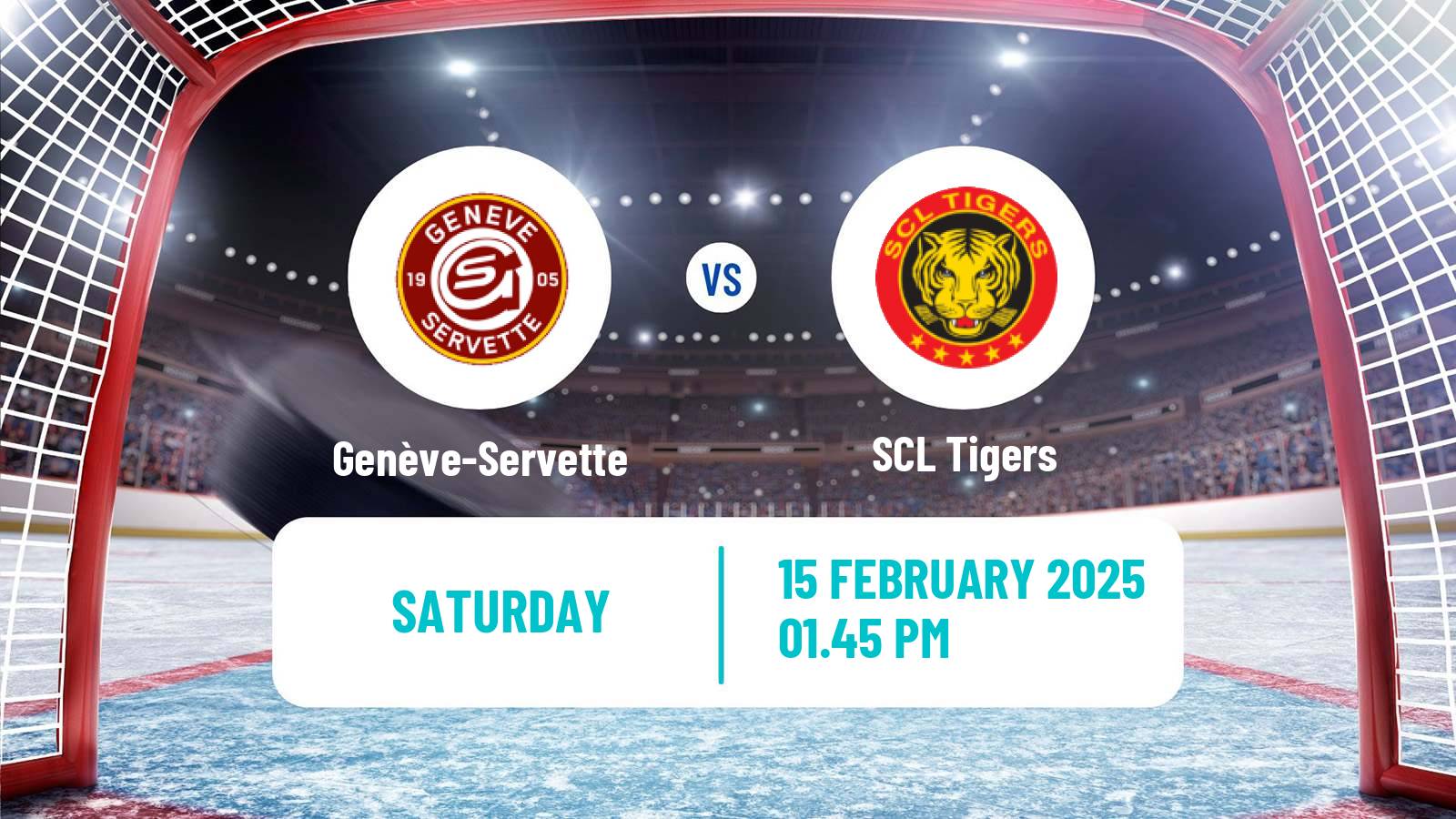 Hockey Swiss National League Hockey Genève-Servette - SCL Tigers